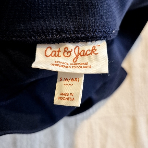 Cat & Jack girls size 6 6X blue skirt with modesty shorts EUC - Picture 2 of 4